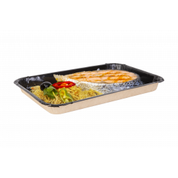 Лоток бумажный OSQ PLATTER 400, черный, 200/225 x 110/135 x 20 мм (1/600)